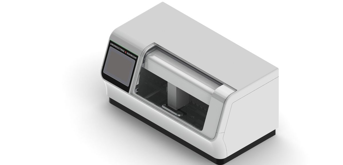 Automatic Slide Staining Machine LSM-520 manufactured by Unimeditrek in India